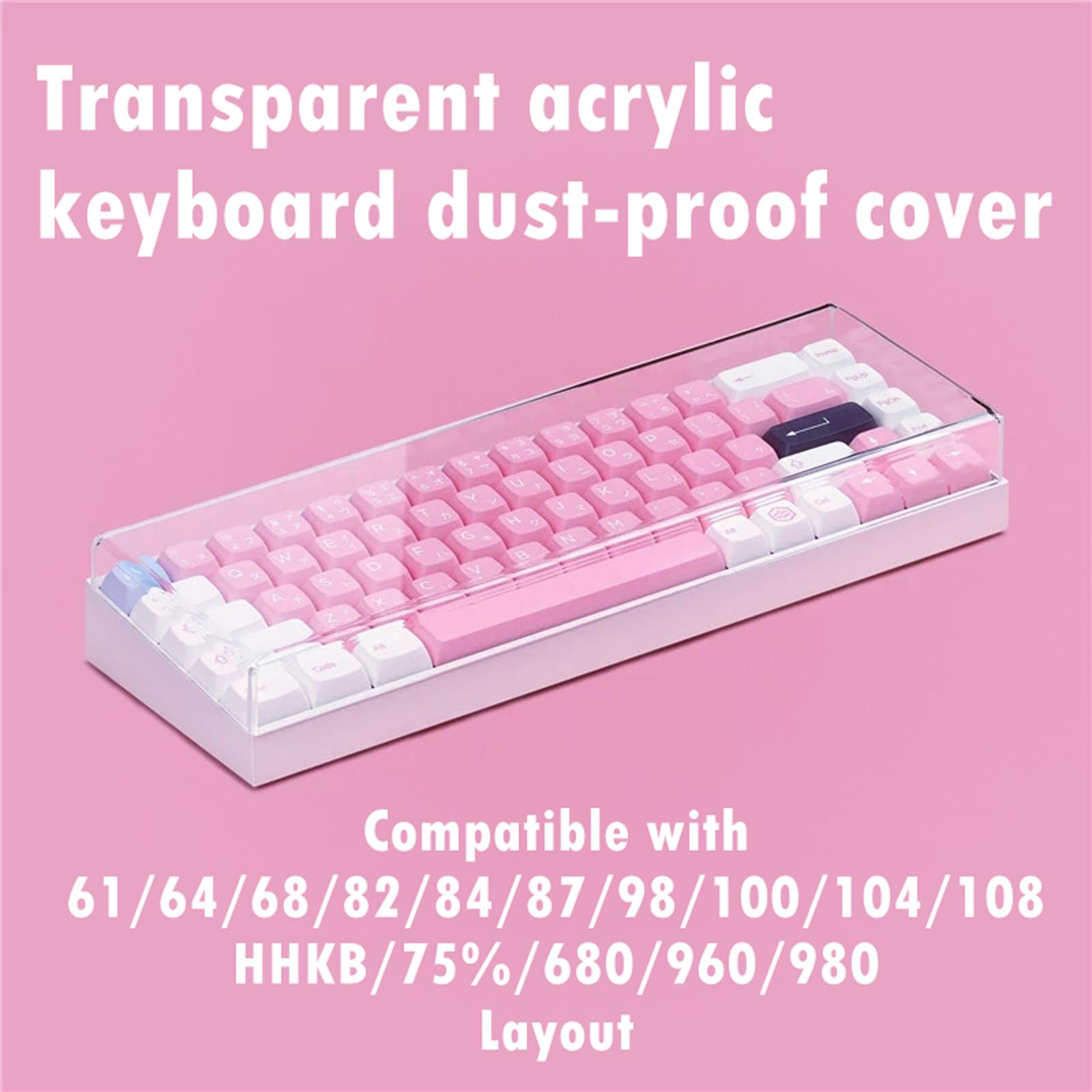 Gaming Accessories Aesthetic - 108 مفاتيح غطاء غبار لوحة المفاتيح