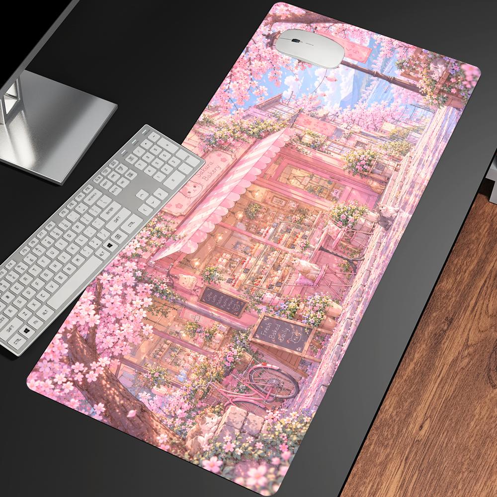 Gaming Accessories Shop - حصيرة مكتبية بتصميم زهر الكرز، حصيرة