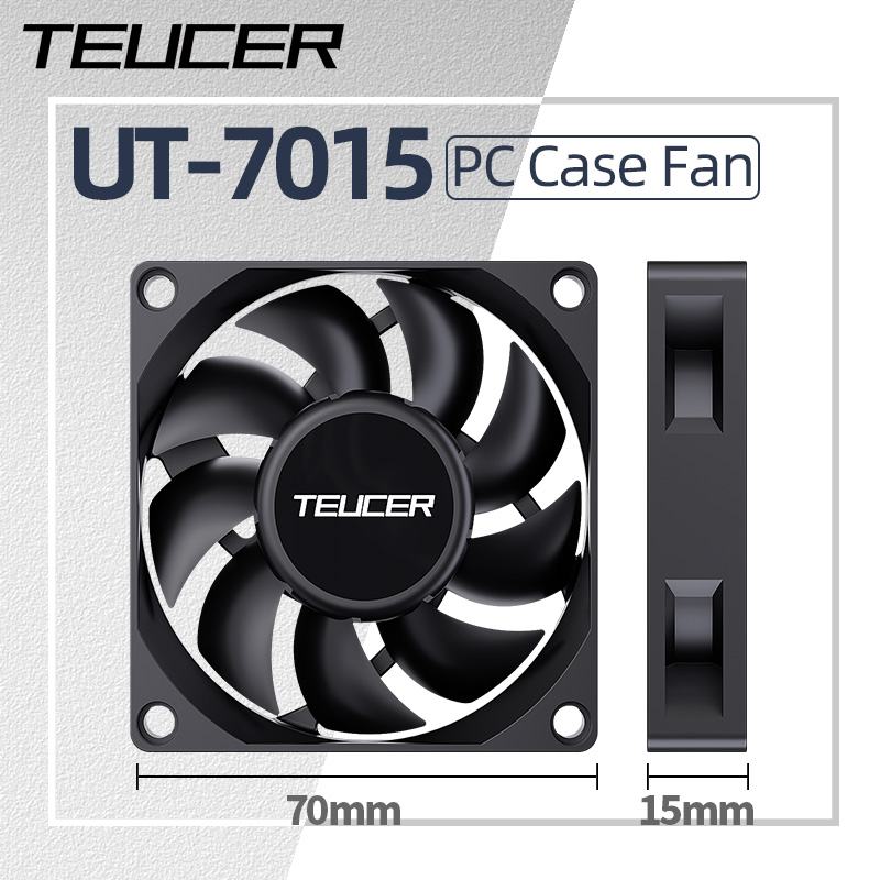 Gaming Accessories Rack - Teucer UT-7015 7 سنتيمتر Chassic مروحة
